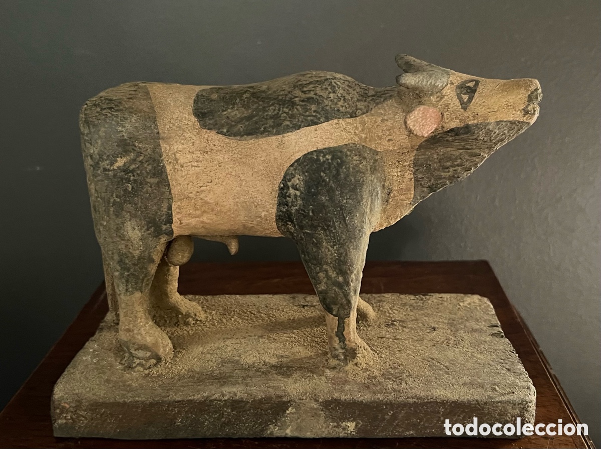 Antig&uuml;edades: Maqueta representando una vaca - Foto 9