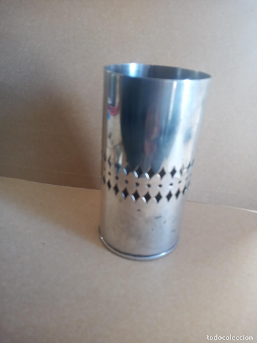 Antig&uuml;edades: BONITO VASO DE ALPACA ANTIGUO - Foto 1