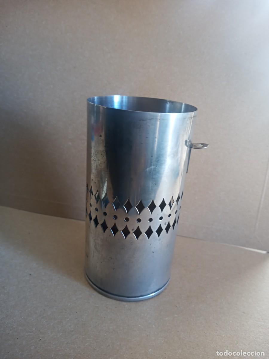 Antig&uuml;edades: BONITO VASO DE ALPACA ANTIGUO - Foto 2