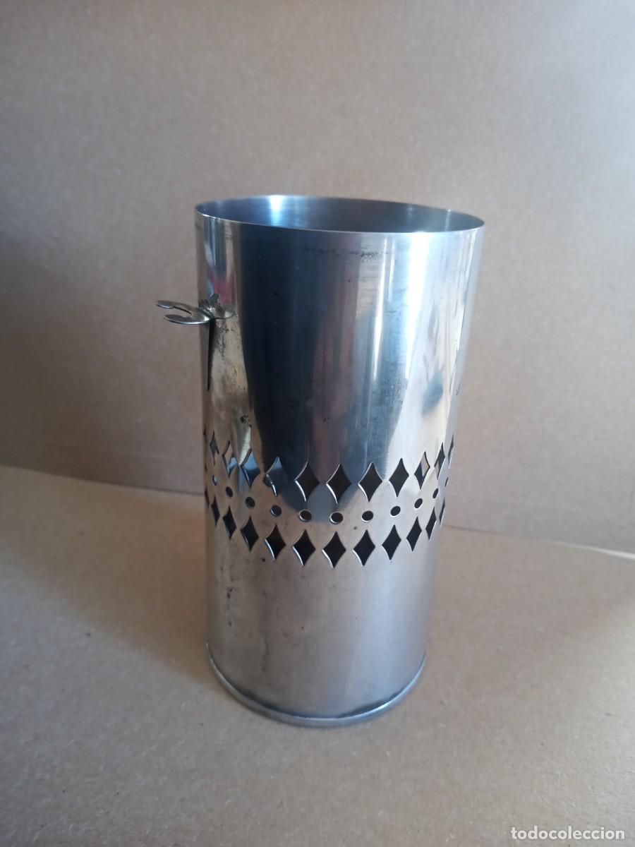 Antig&uuml;edades: BONITO VASO DE ALPACA ANTIGUO - Foto 3