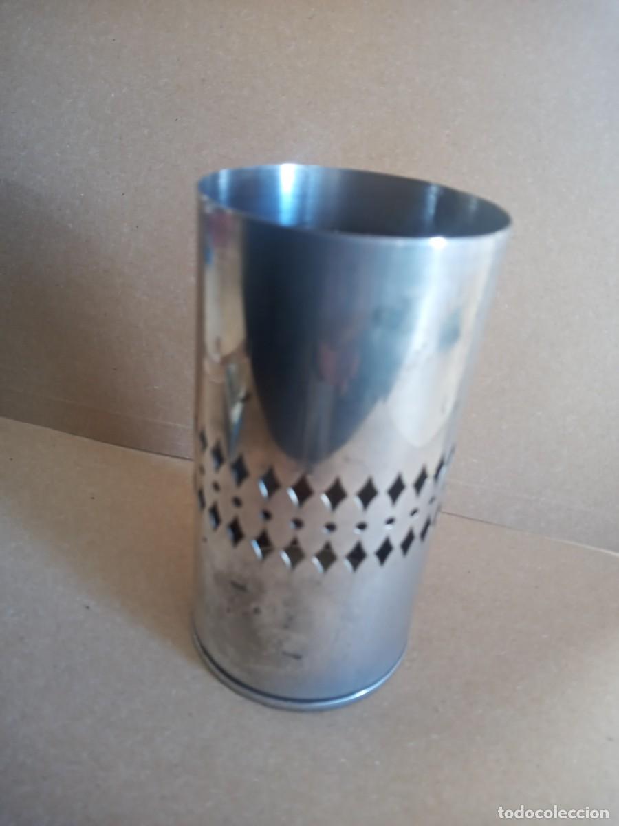 Antig&uuml;edades: BONITO VASO DE ALPACA ANTIGUO - Foto 5