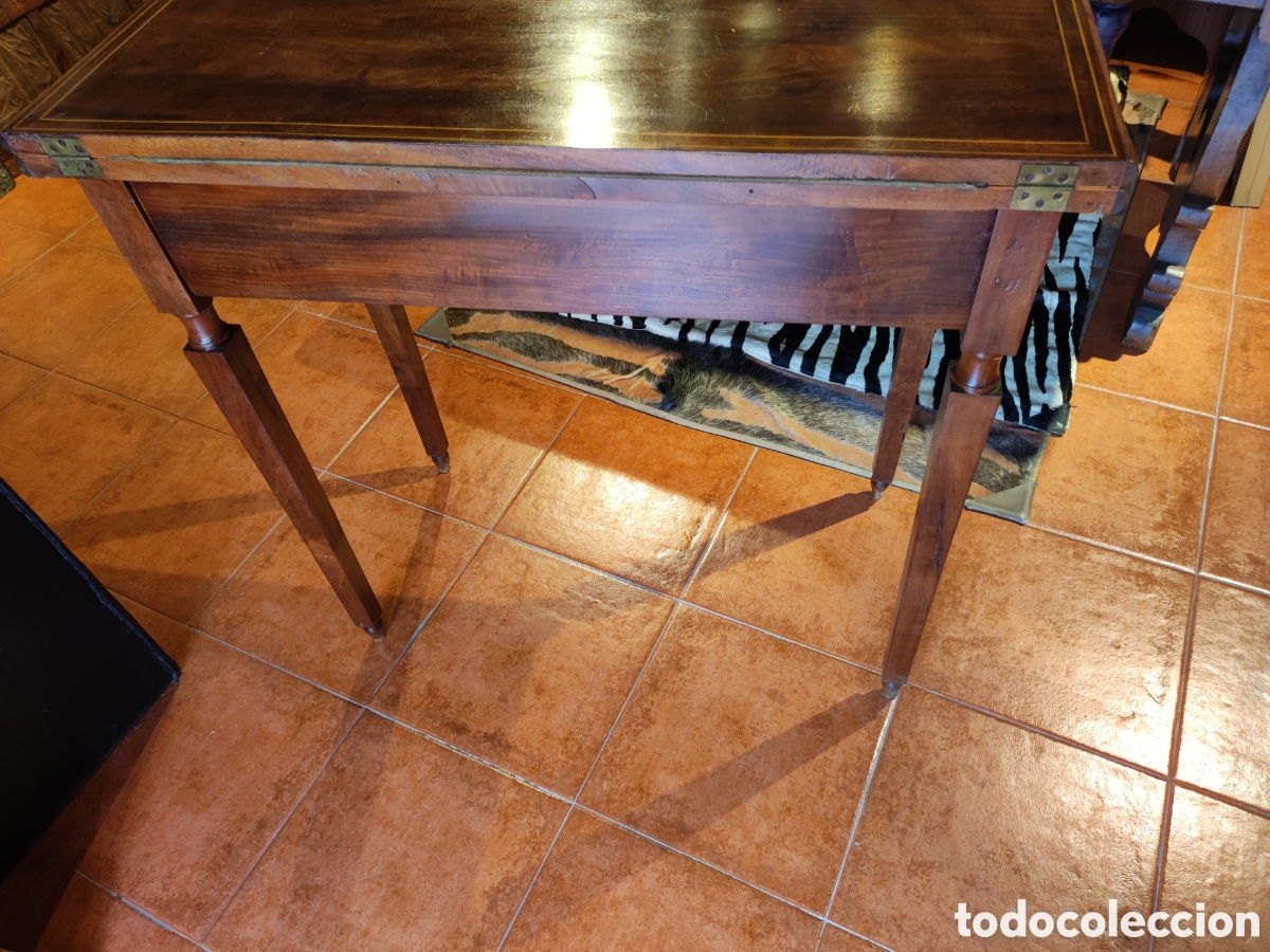 Antig&uuml;edades: Mesa de juego Carlos IV - Foto 5