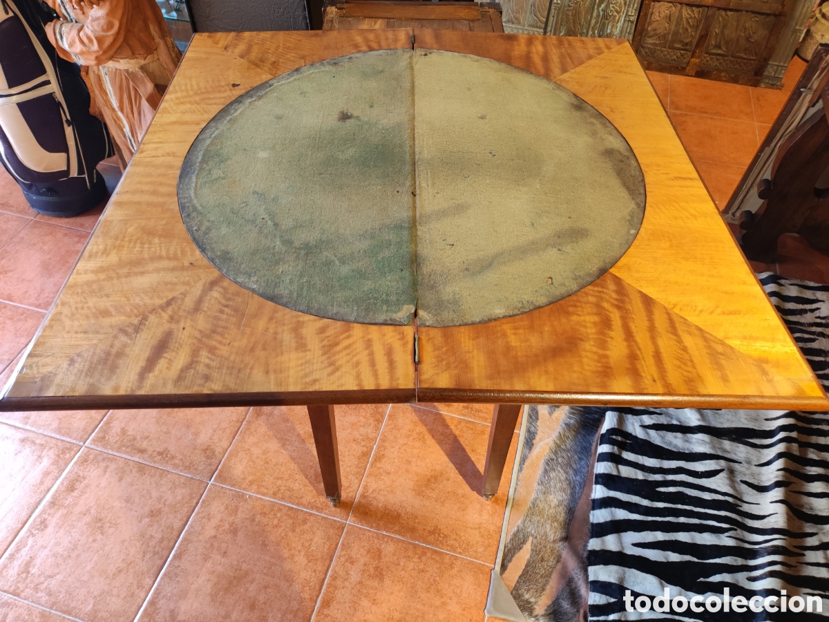 Antig&uuml;edades: Mesa de juego Carlos IV - Foto 6