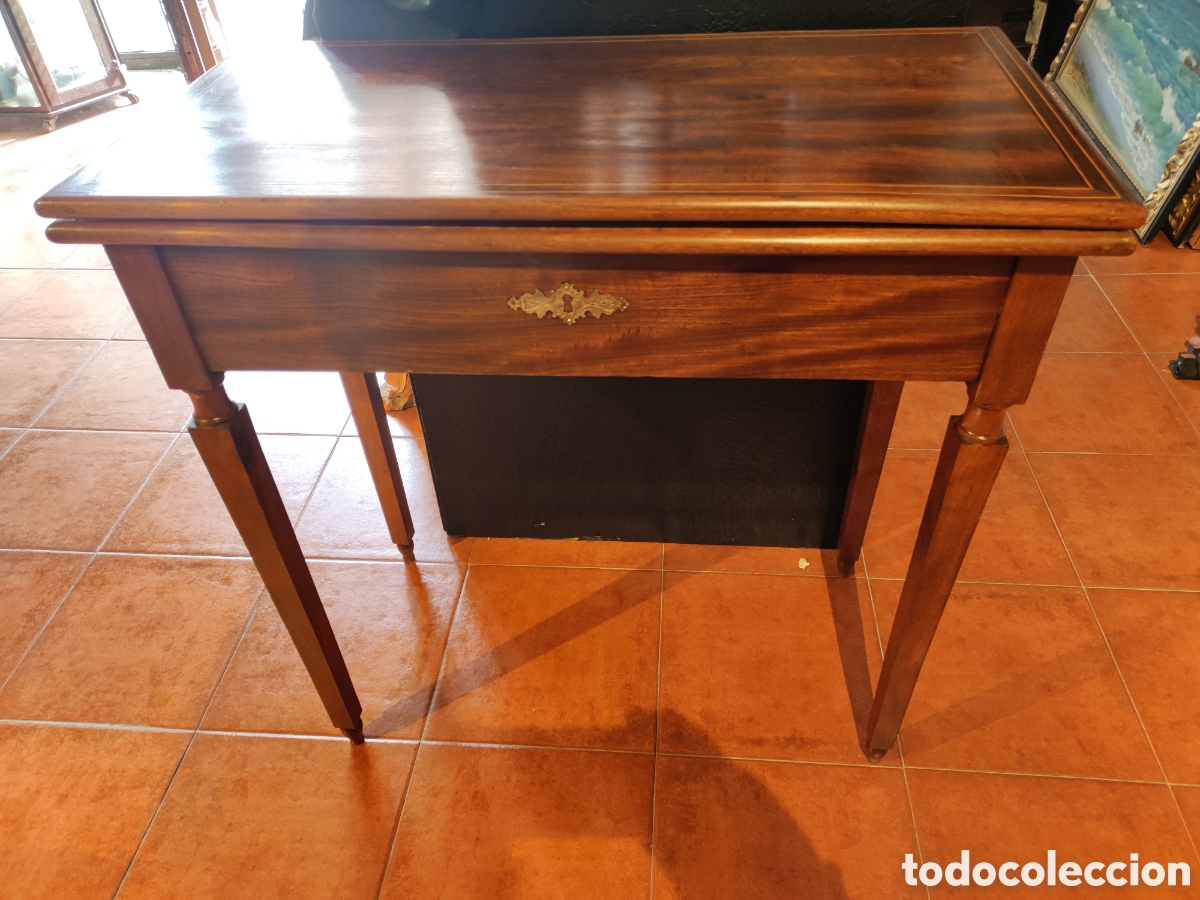 Antig&uuml;edades: Mesa de juego Carlos IV - Foto 1