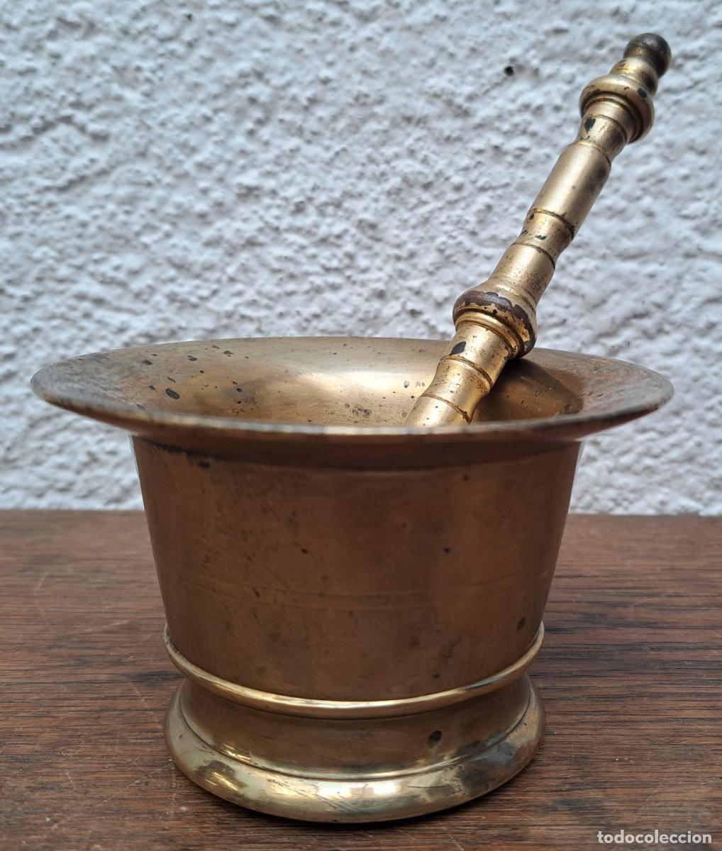 Antig&uuml;edades: MORTERO DE BRONCE SIGLO XIX - Foto 1
