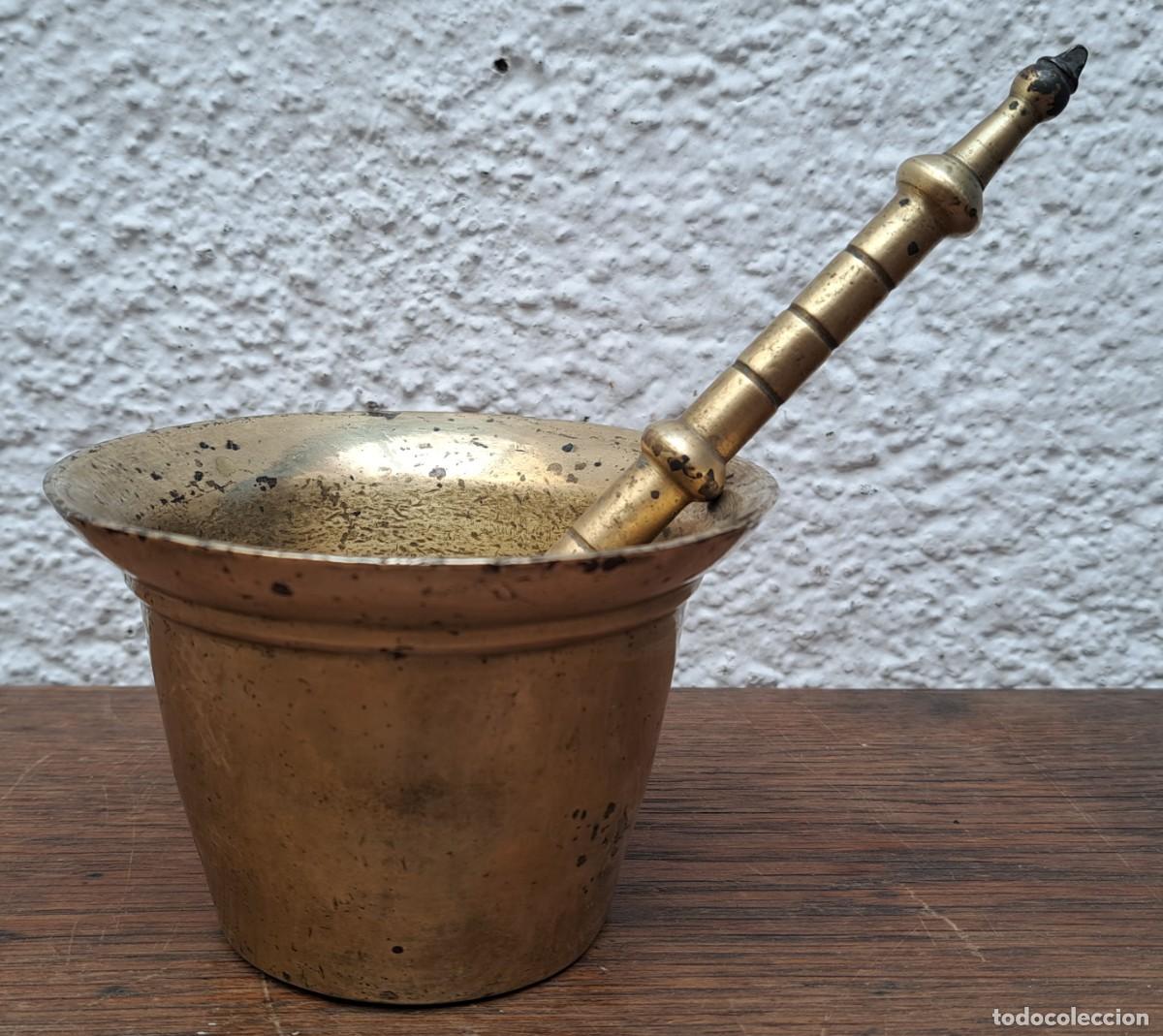 Antig&uuml;edades: MORTERO DE BRONCE SIGLO XIX - Foto 1
