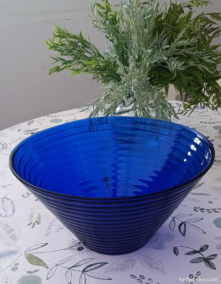 Antig&uuml;edades: Cuenco Vintage Cobalt Blue - Foto 1