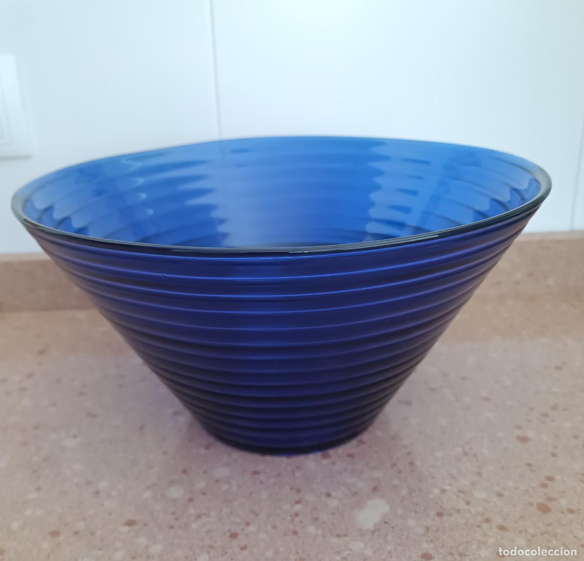 Antig&uuml;edades: Cuenco Vintage Cobalt Blue - Foto 2