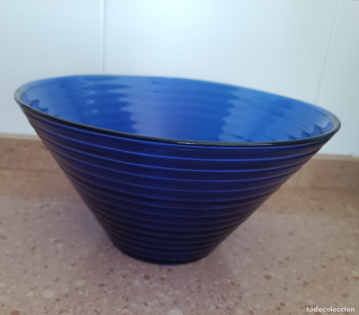 Antig&uuml;edades: Cuenco Vintage Cobalt Blue - Foto 5