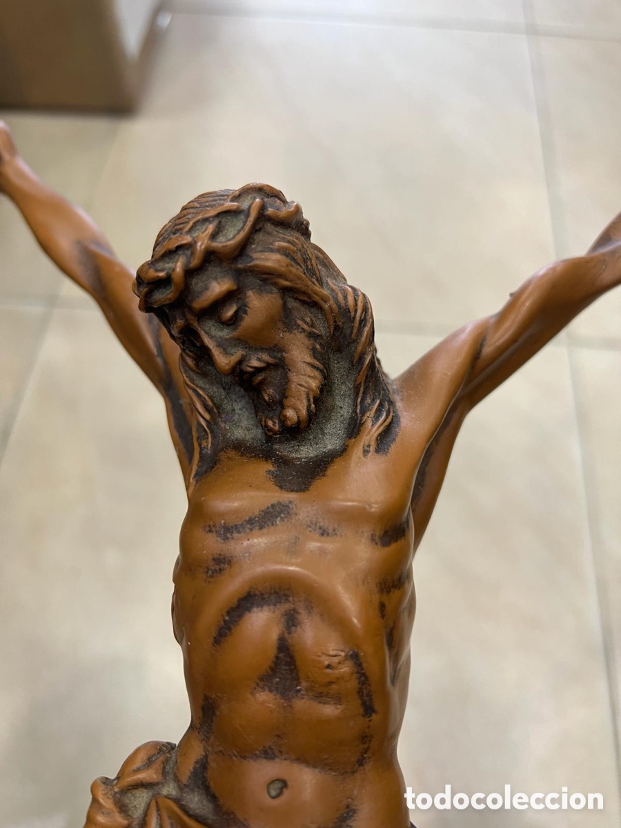 Antig&uuml;edades: Precioso cristo para colgar - Foto 2