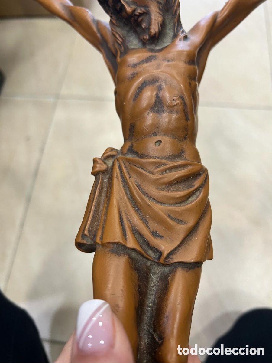 Antig&uuml;edades: Precioso cristo para colgar - Foto 5