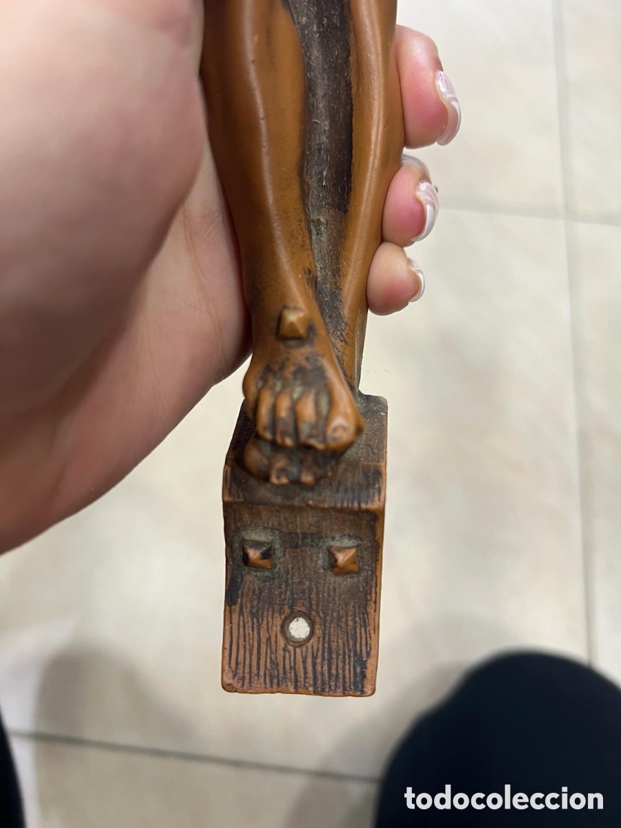Antig&uuml;edades: Precioso cristo para colgar - Foto 6