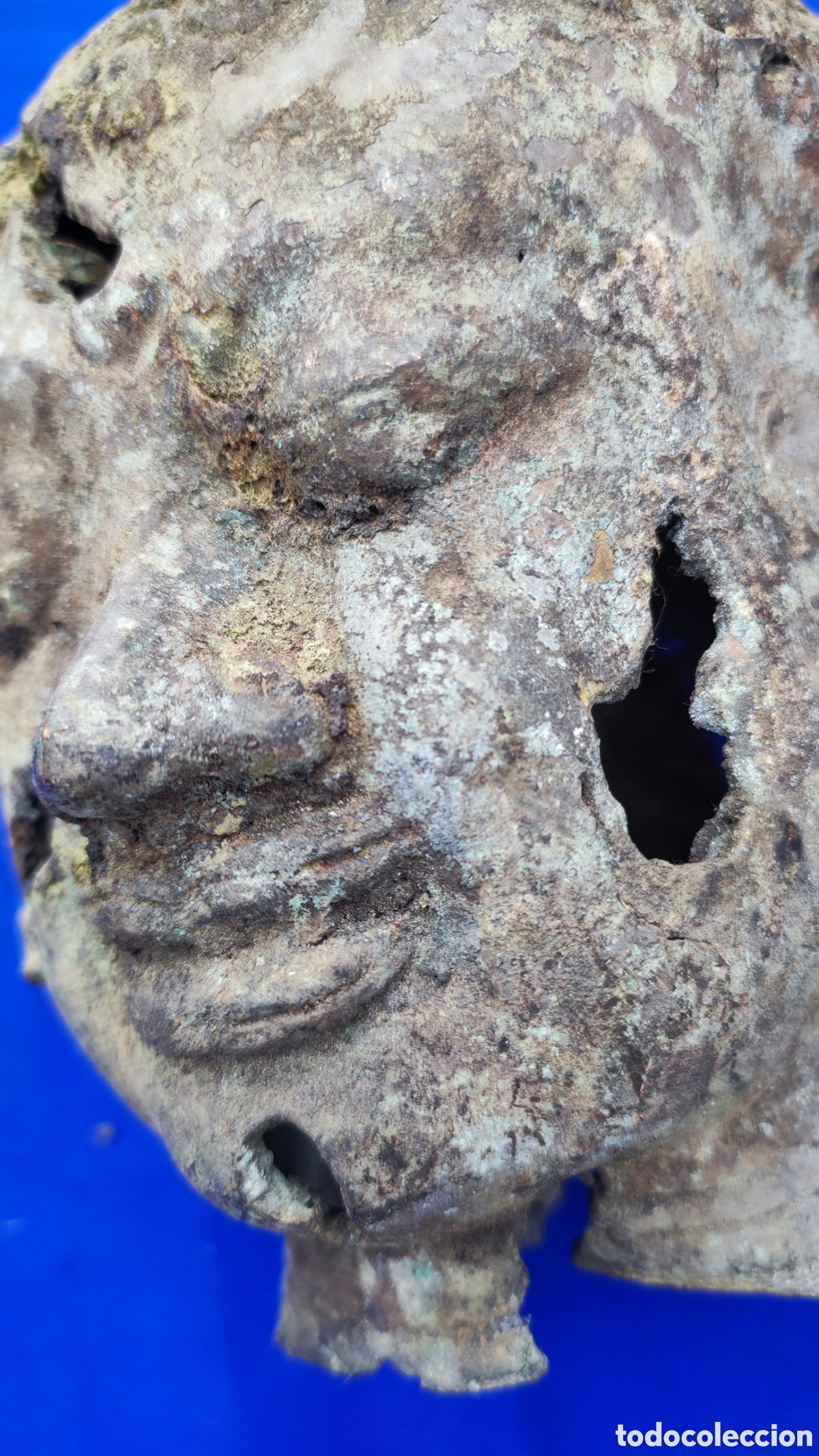 Antig&uuml;edades: Cabeza de Buda, Budha bronce - Foto 13