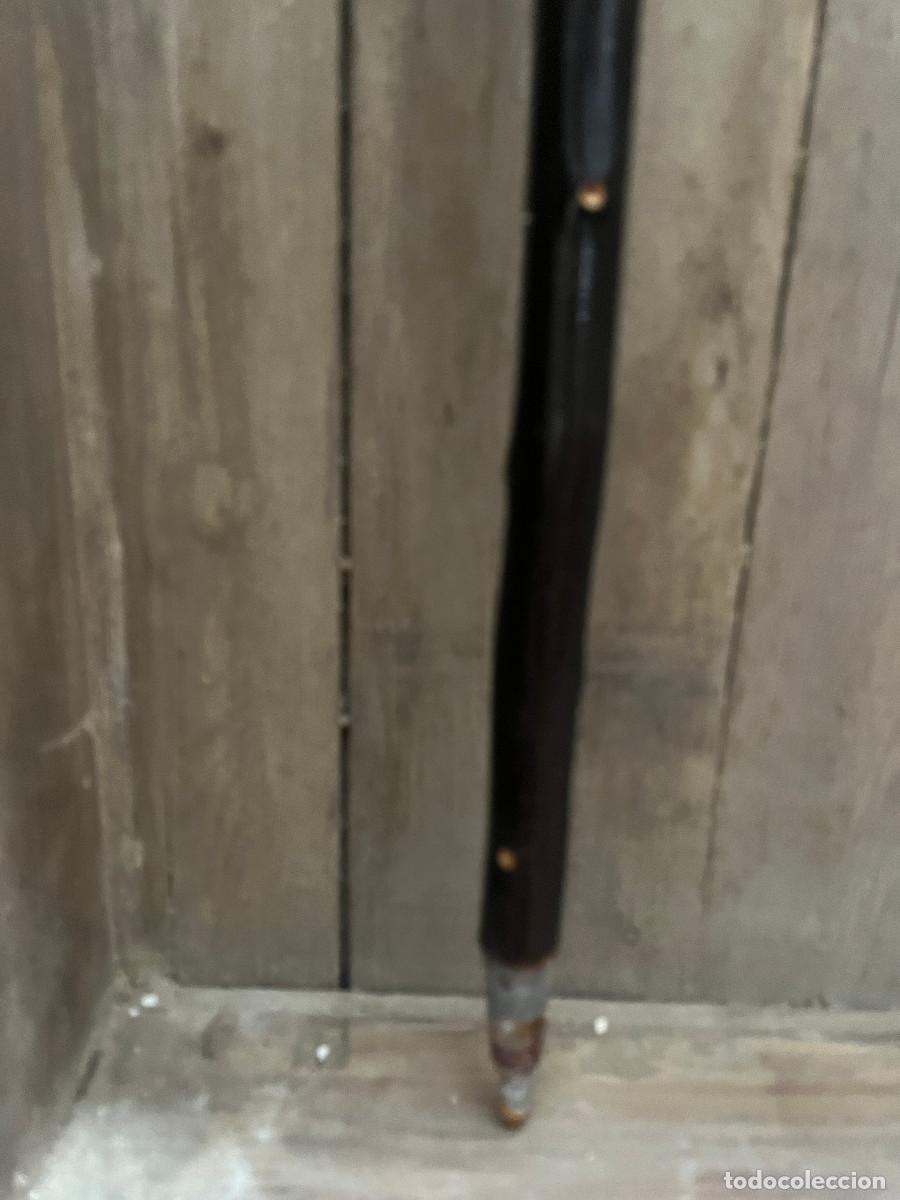 Antig&uuml;edades: Antiguo bast&oacute;n de madera para andar - Foto 3