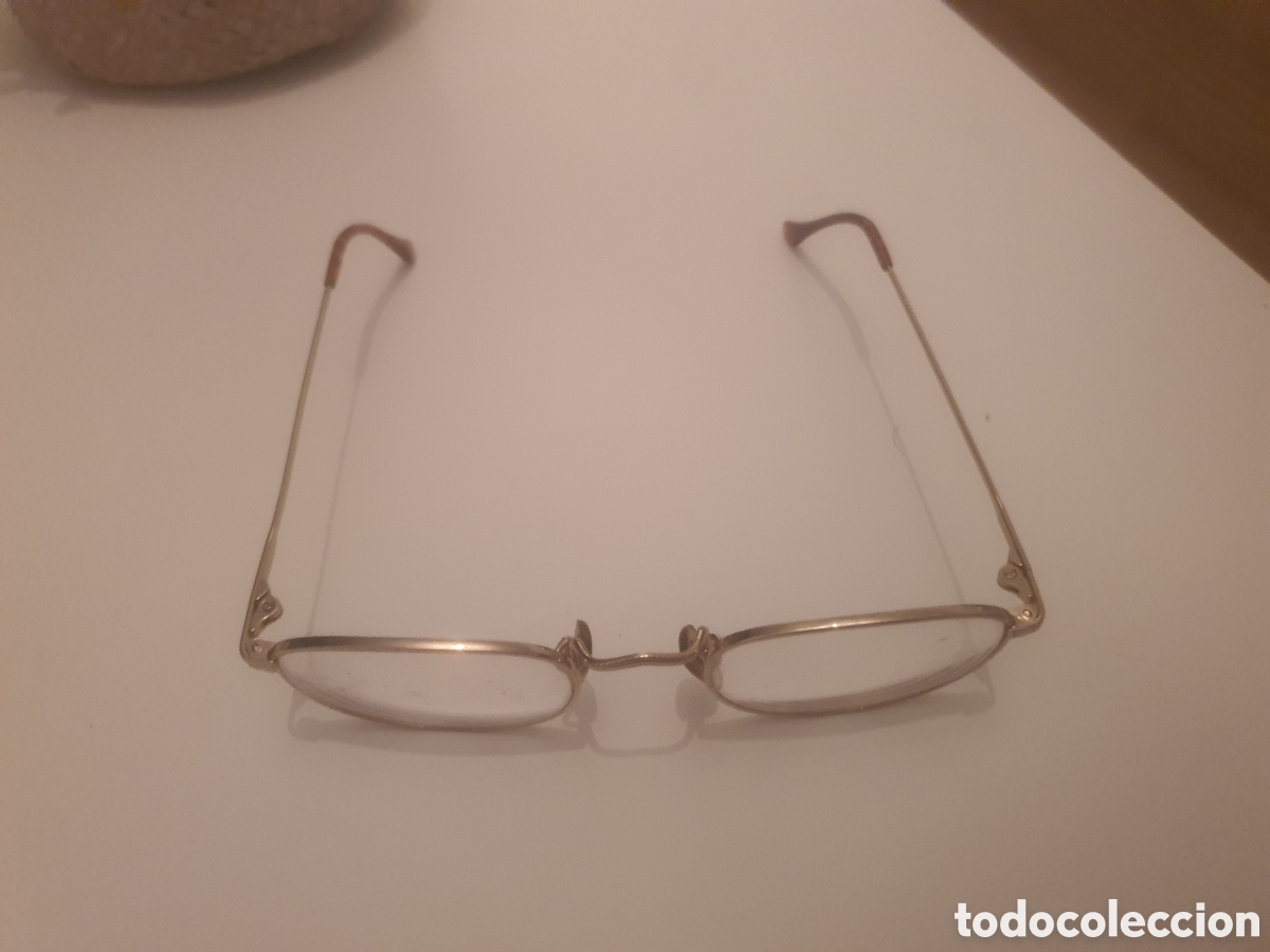 Antig&uuml;edades: Gafas vintage dorada - Foto 2