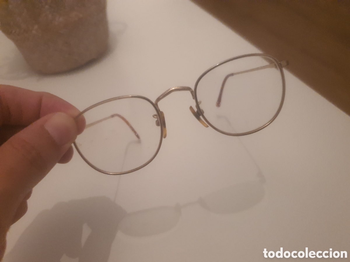 Antig&uuml;edades: Gafas vintage dorada - Foto 3