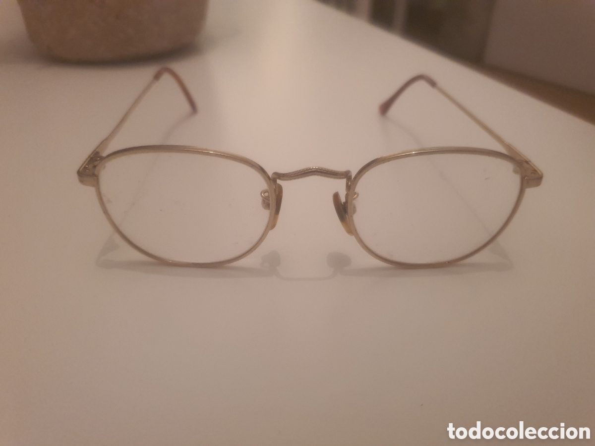 Antig&uuml;edades: Gafas vintage dorada - Foto 1
