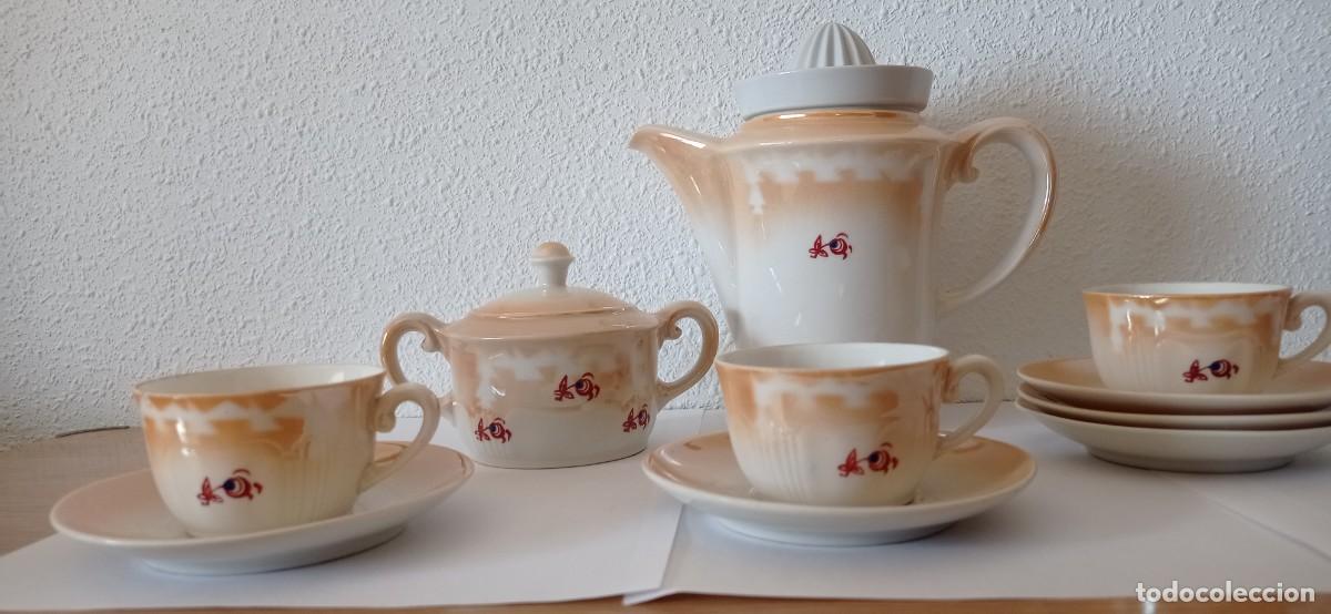 Antig&uuml;edades: Juego de caf&eacute; de porcelana - Foto 1