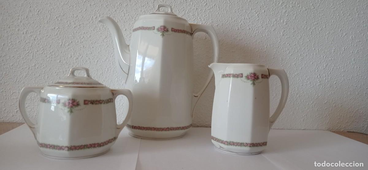 Antig&uuml;edades: Juego de caf&eacute; de porcelana - Foto 1