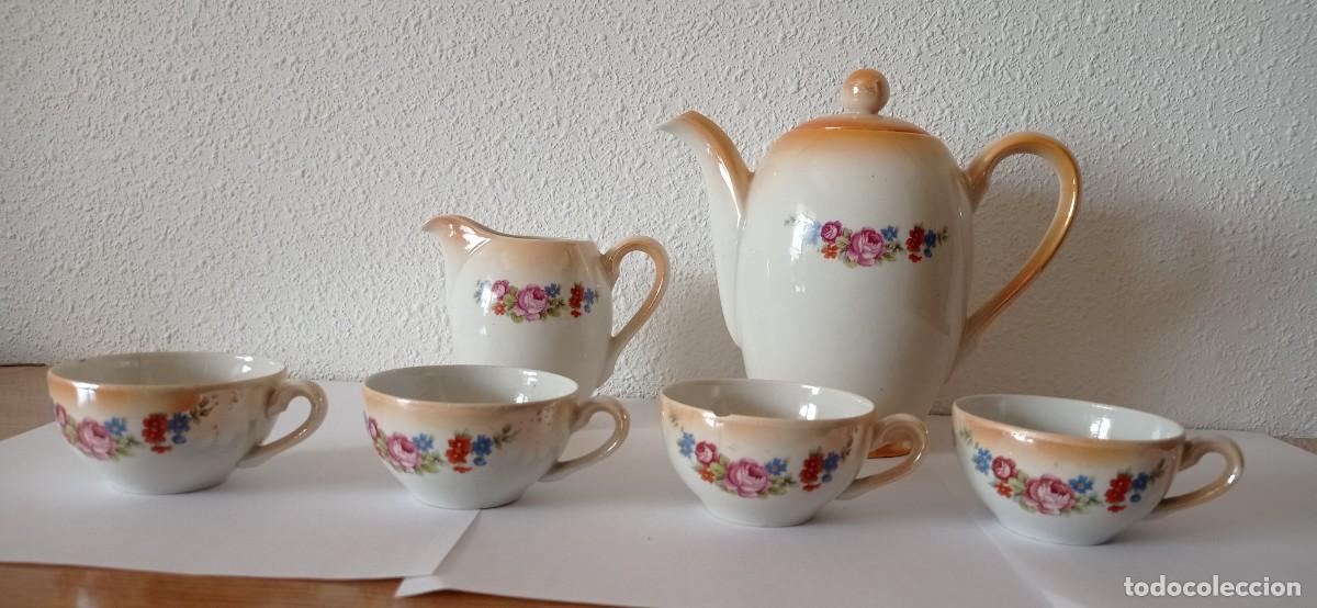 Antig&uuml;edades: Juego de caf&eacute; de porcelana - Foto 1