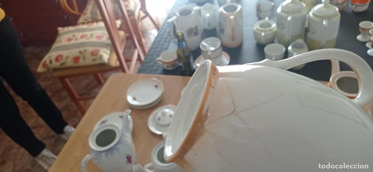 Antig&uuml;edades: Juego de caf&eacute; de porcelana - Foto 2