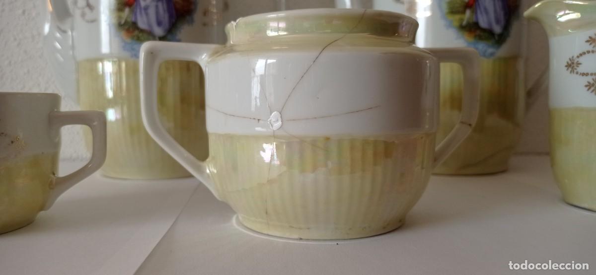 Antig&uuml;edades: Juego de caf&eacute; de porcelana - Foto 3