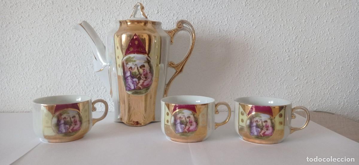 Antig&uuml;edades: Juego de caf&eacute; de porcelana - Foto 1