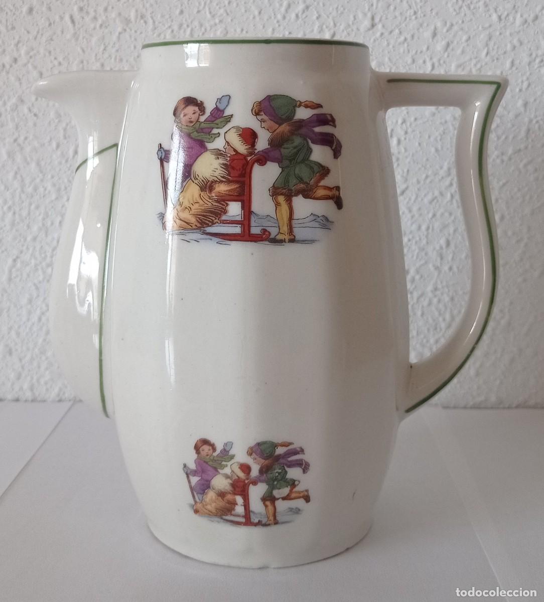 Antig&uuml;edades: Cafeteras de porcelana (set de 6) - Foto 7