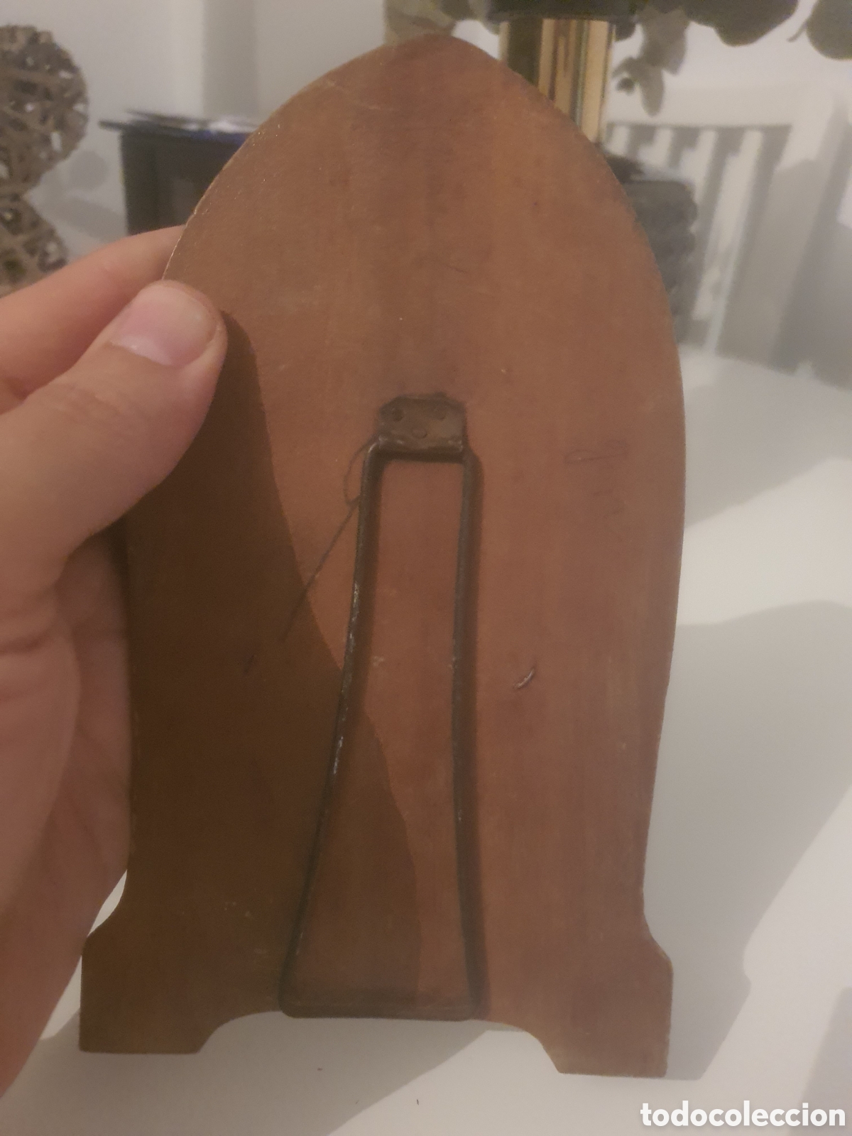 Antig&uuml;edades: placa religiosa virgen s scapulare - Foto 4