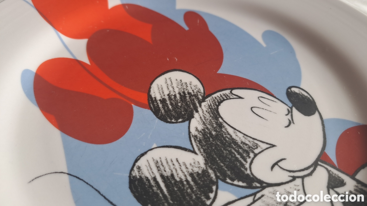 Antig&uuml;edades: (Sevilla) Plato DISNEY MICKEY - Foto 2