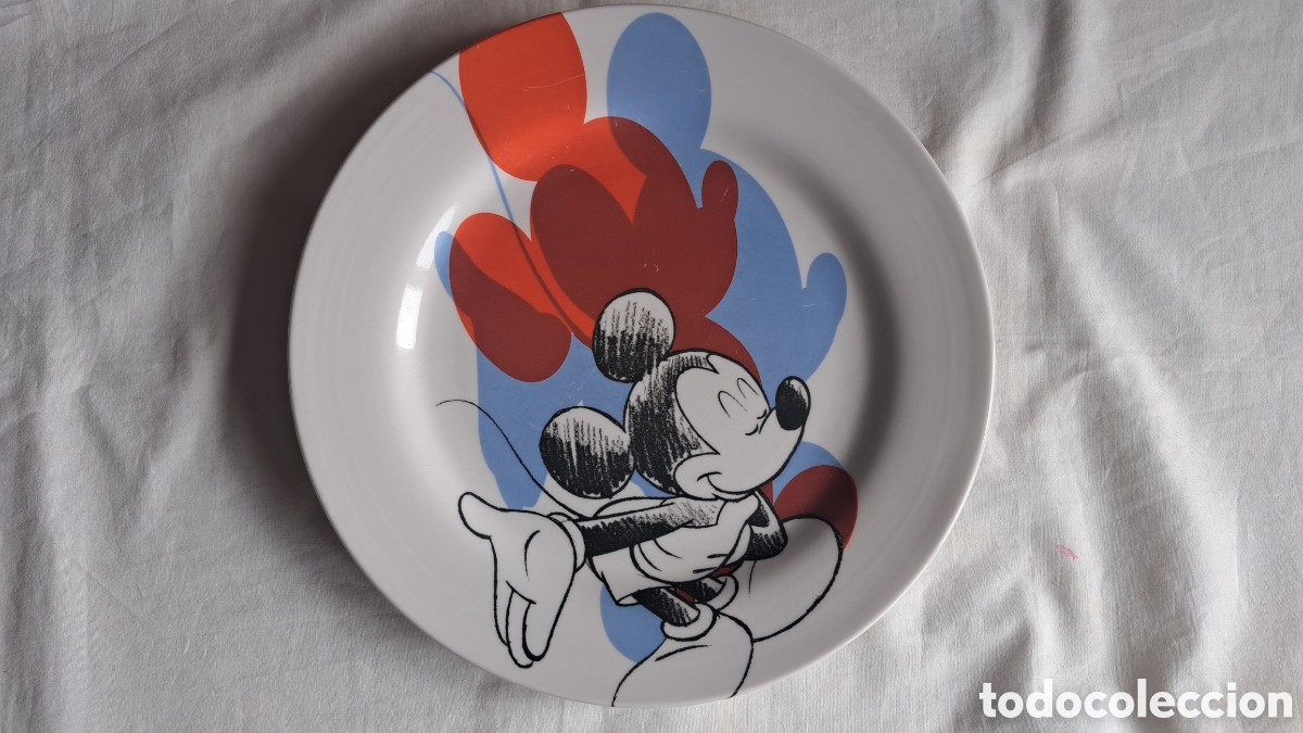 Antig&uuml;edades: (Sevilla) Plato DISNEY MICKEY - Foto 1