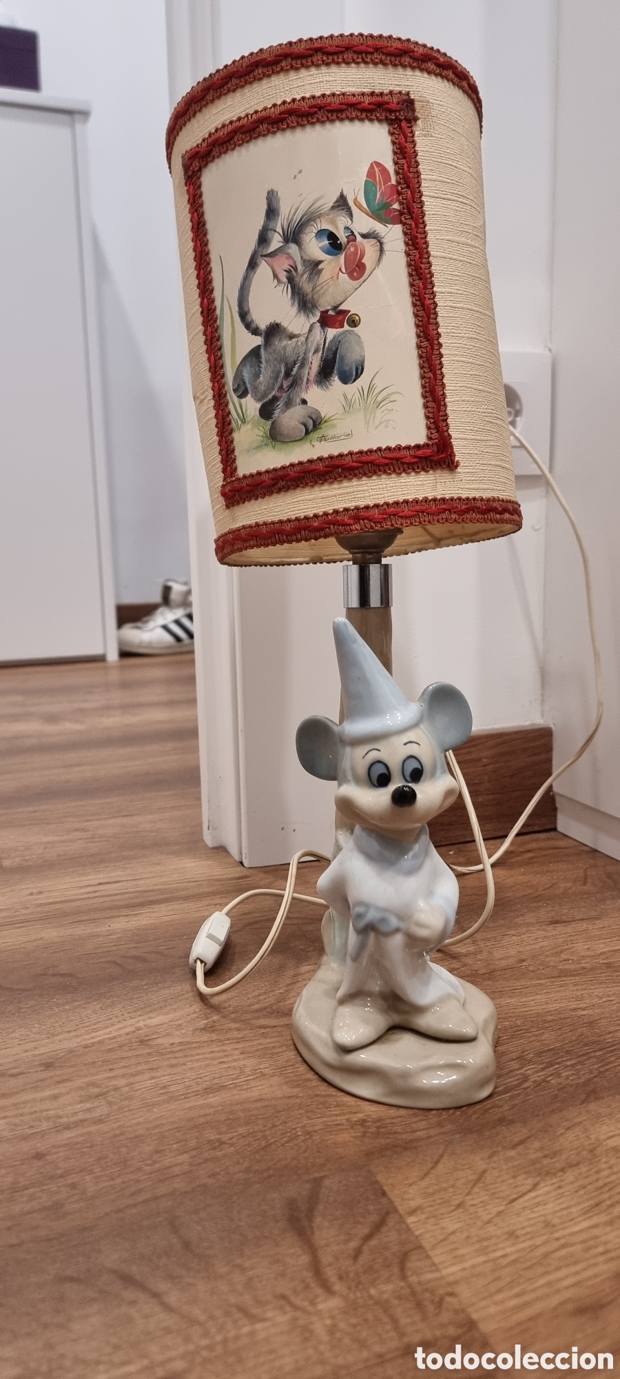 Antig&uuml;edades: L&aacute;mpara Mickey Mouse Aprendiz de brujo - Foto 2