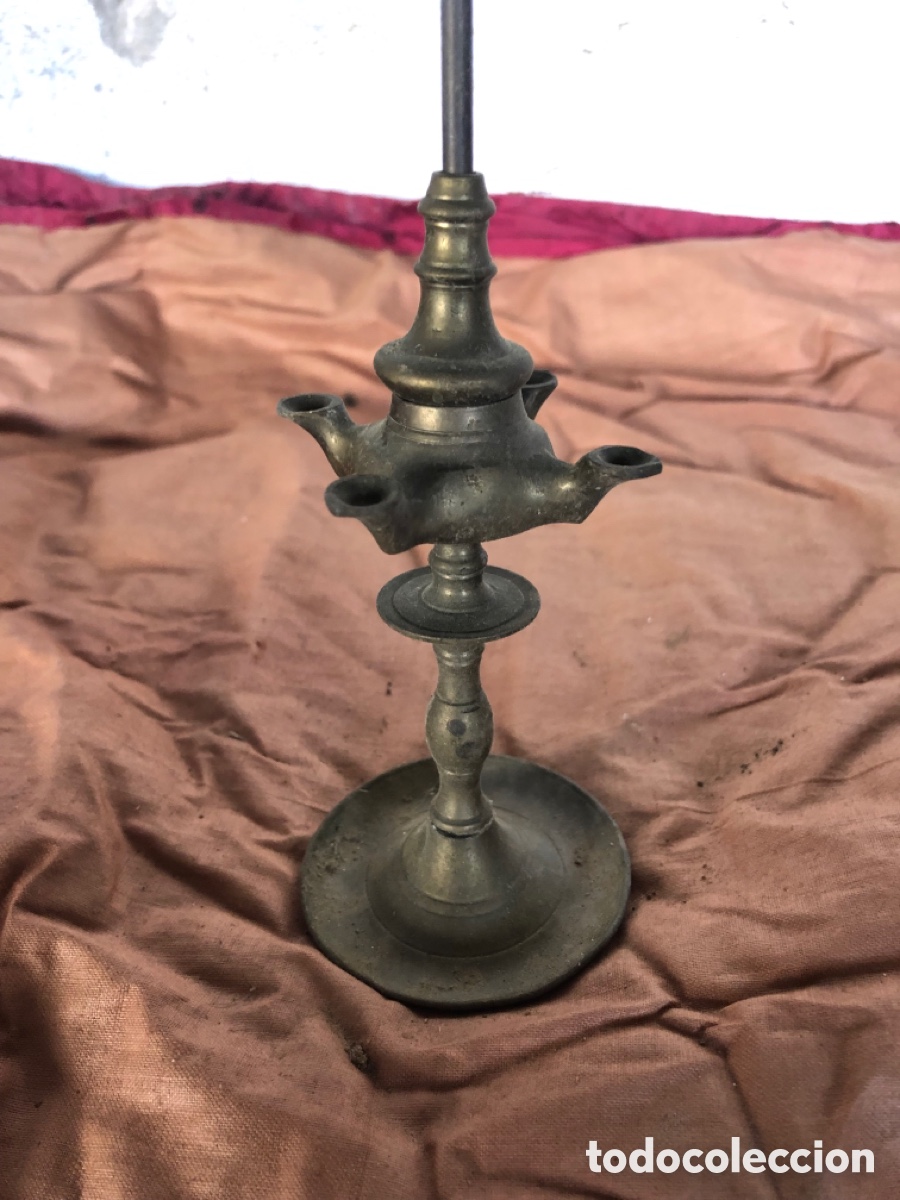 Antig&uuml;edades: Vel&oacute;n de bronce miniatura - Foto 2