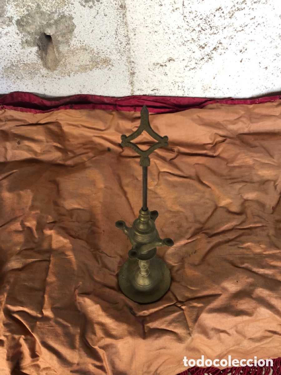 Antig&uuml;edades: Vel&oacute;n de bronce miniatura - Foto 1