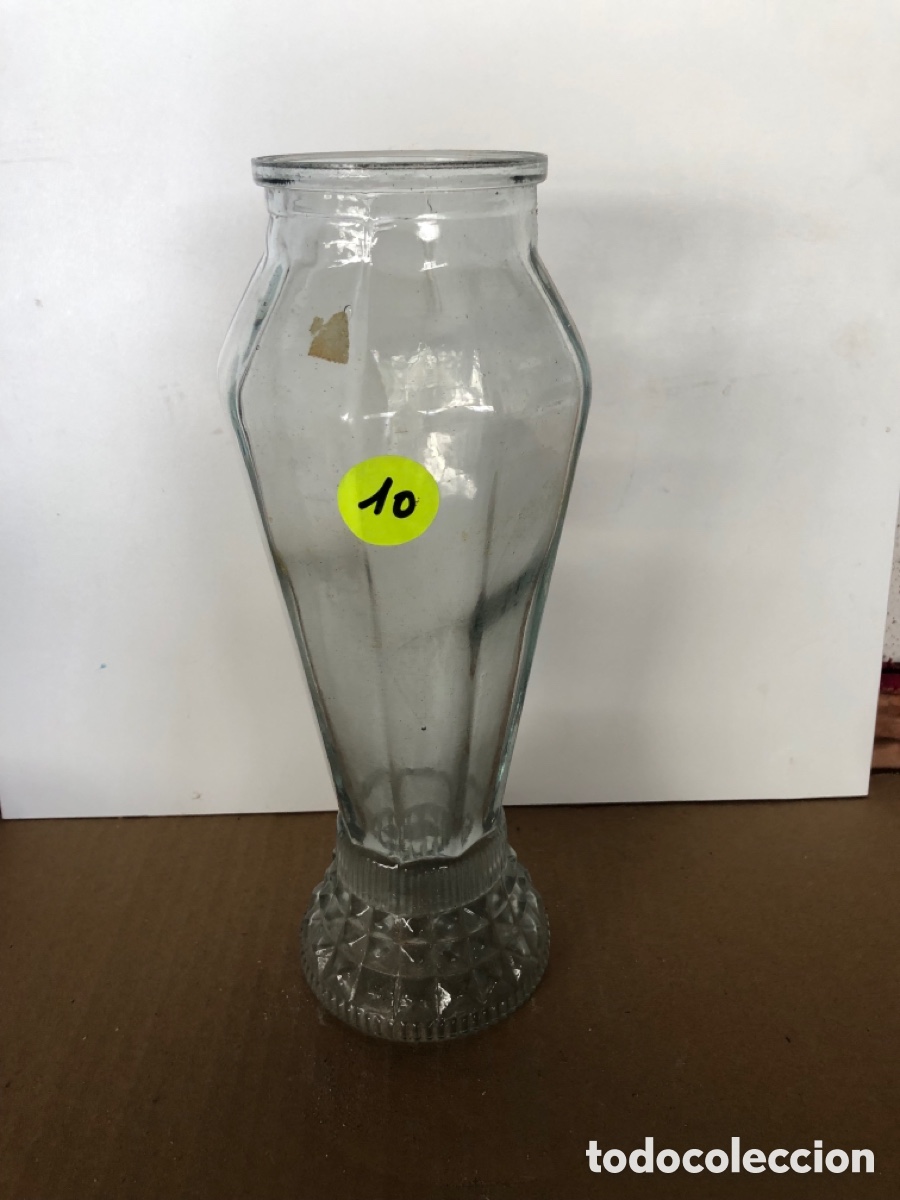 Antig&uuml;edades: FLORERO DE CRISTAL - Foto 1