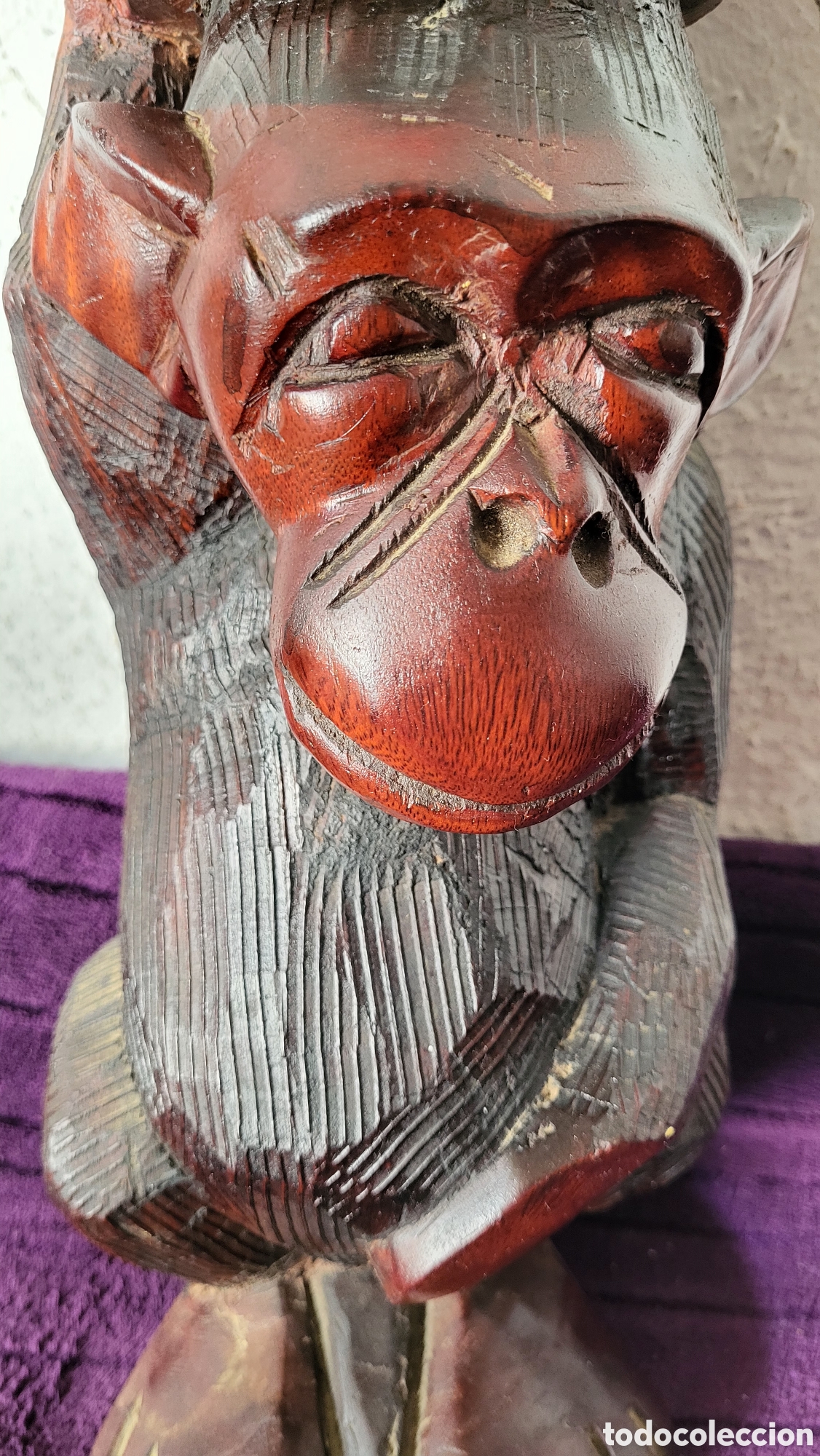 Antig&uuml;edades: Mono madera cenicerro - Foto 5