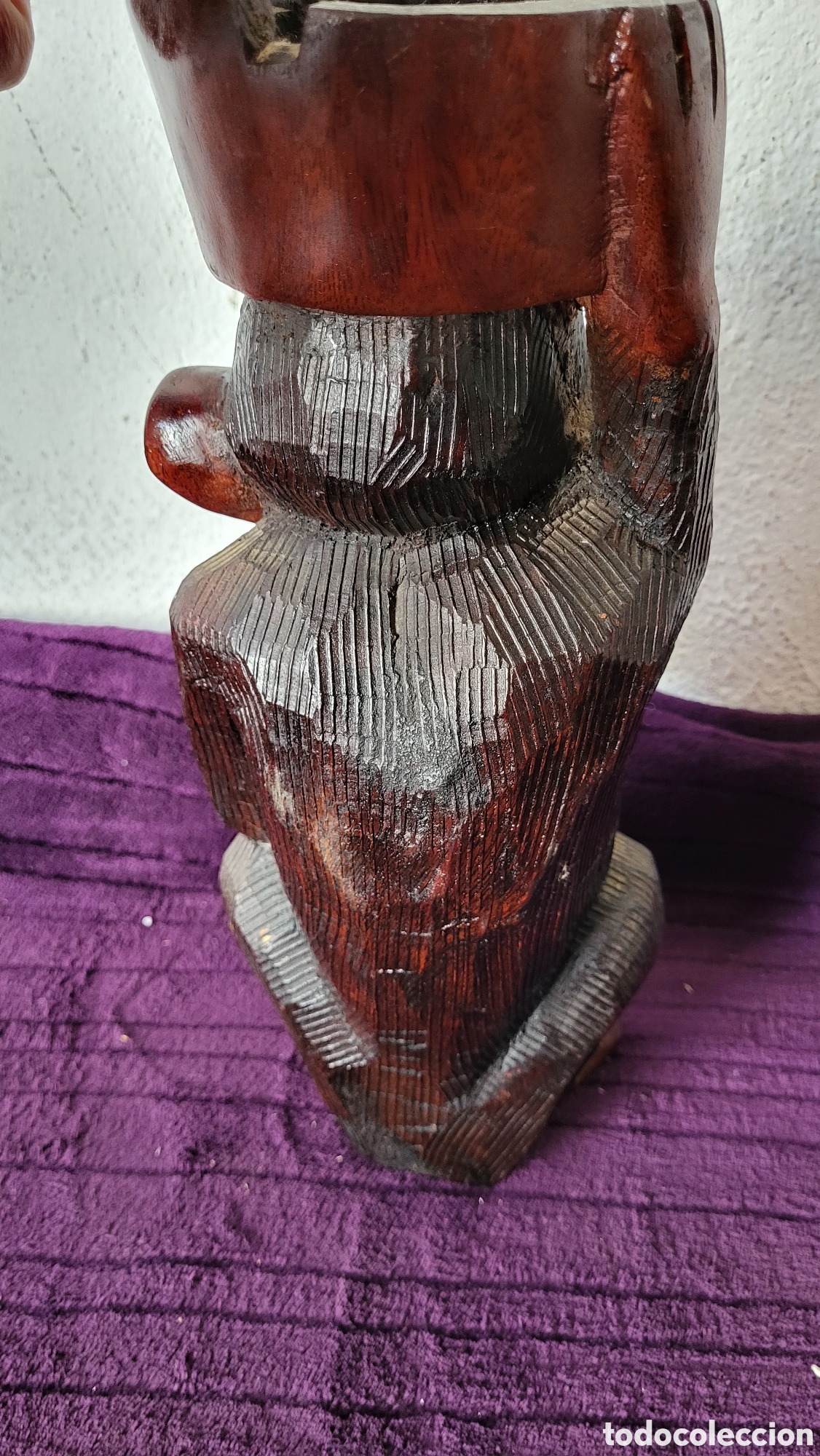 Antig&uuml;edades: Mono madera cenicerro - Foto 7