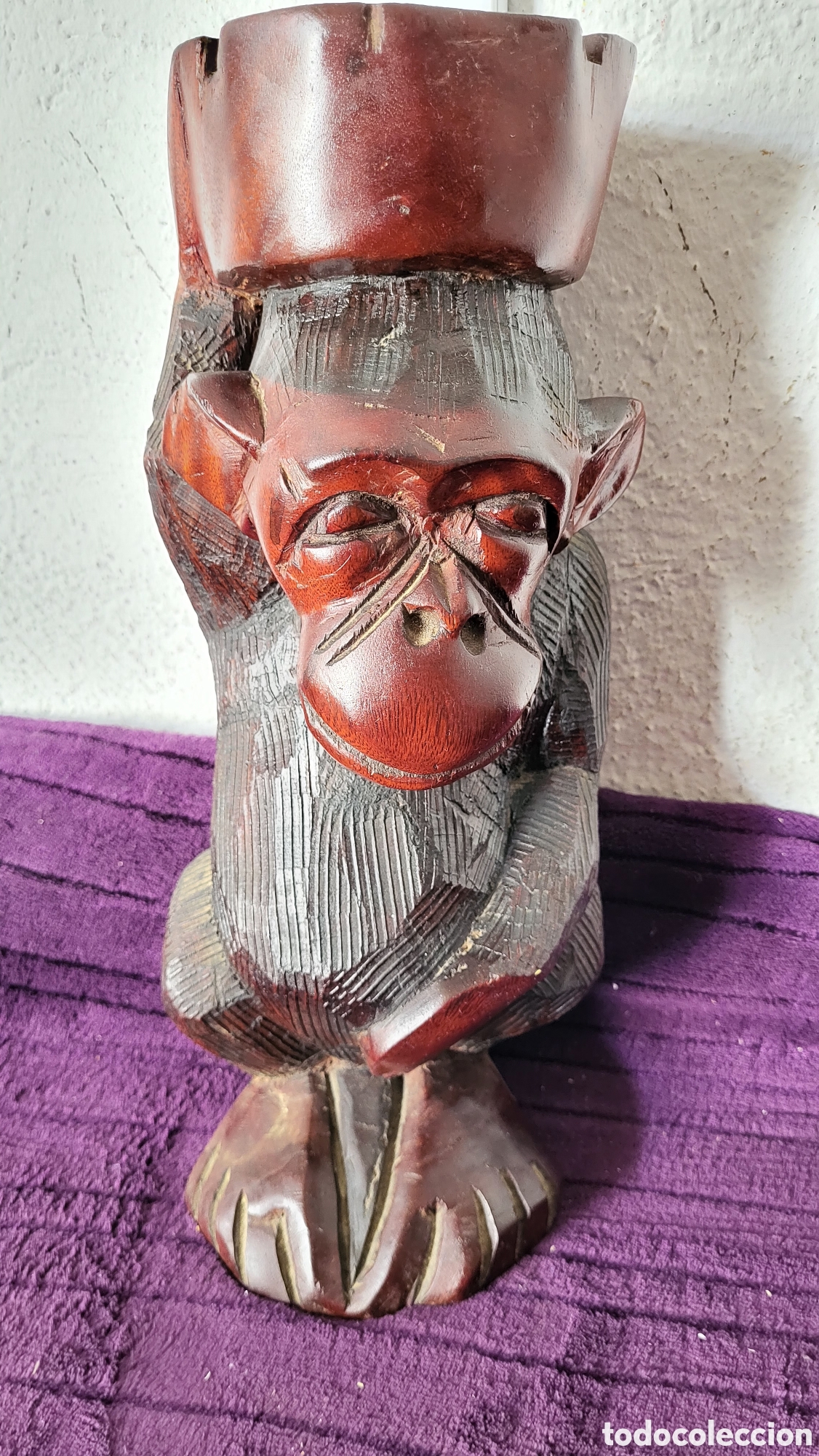 Antig&uuml;edades: Mono madera cenicerro - Foto 10