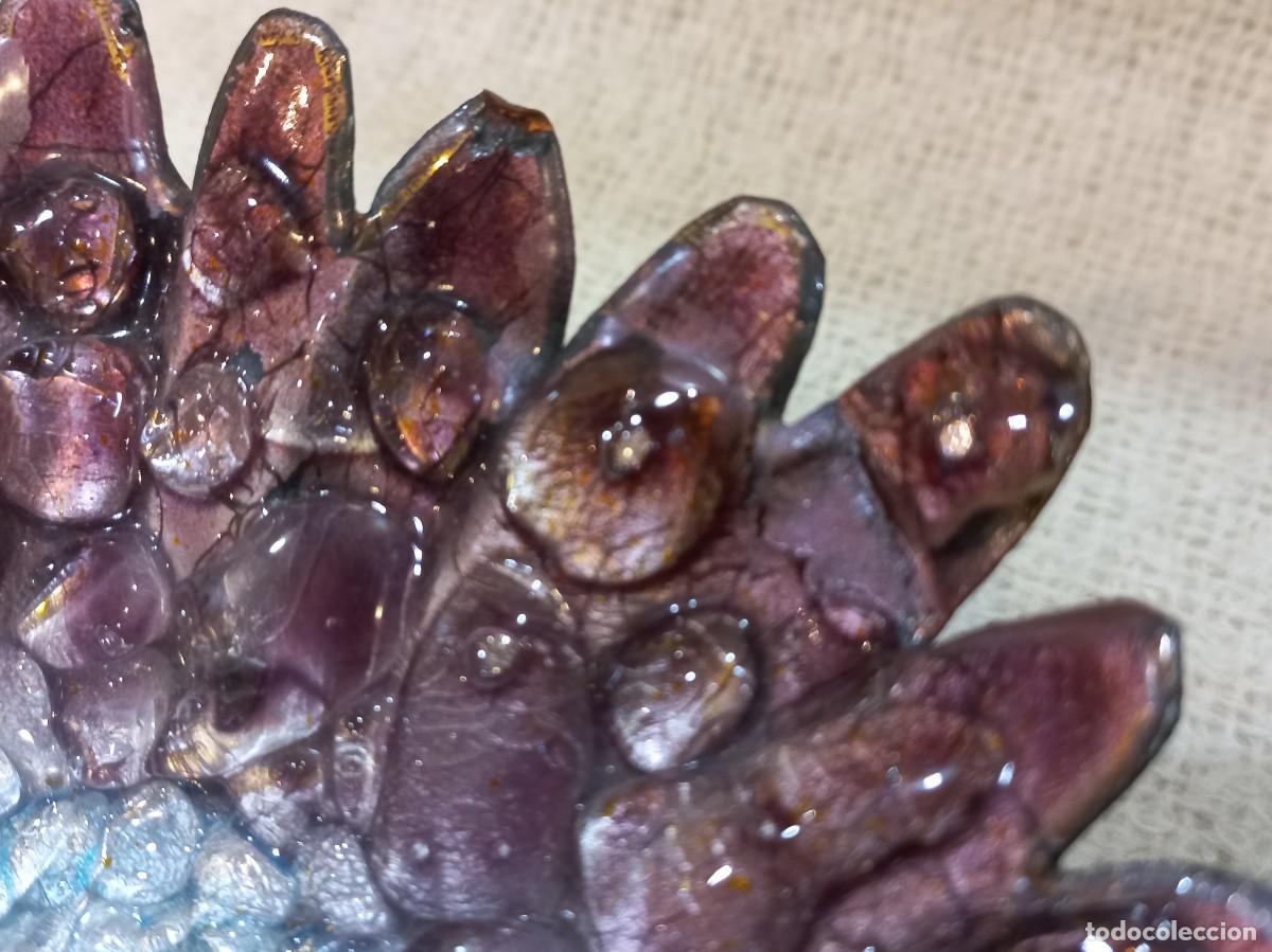Antig&uuml;edades: CENTRO &uml;ACYDE&uml; esmalte malva (gotas) irregular - Foto 6