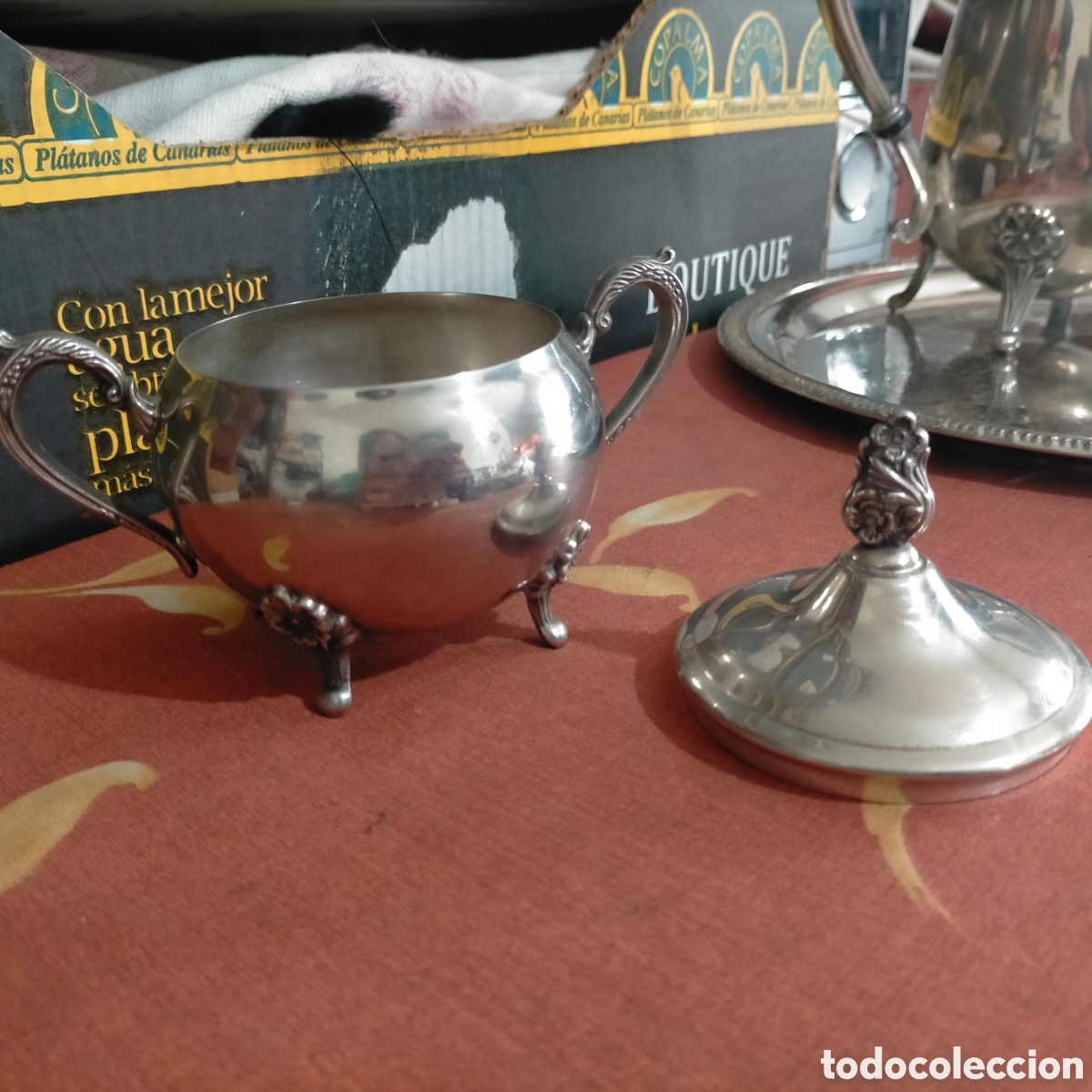 Antig&uuml;edades: Juego de t&eacute; antiguo vintage - Foto 3
