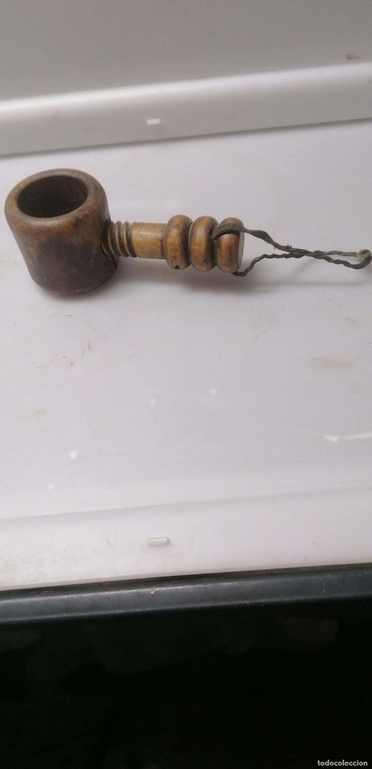 Antig&uuml;edades: CASCA NUECES DE MADERA ANTIGUO DE TORNILLO - Foto 1