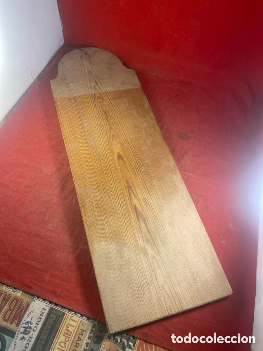 Antig&uuml;edades: ANTIGUA PIEZA TABL&Oacute;N DE MADERA - Foto 1