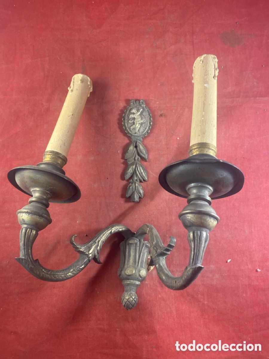 Antig&uuml;edades: ANTIGUO APLIQUE DE PARED PARA RESTAURAR - Foto 1