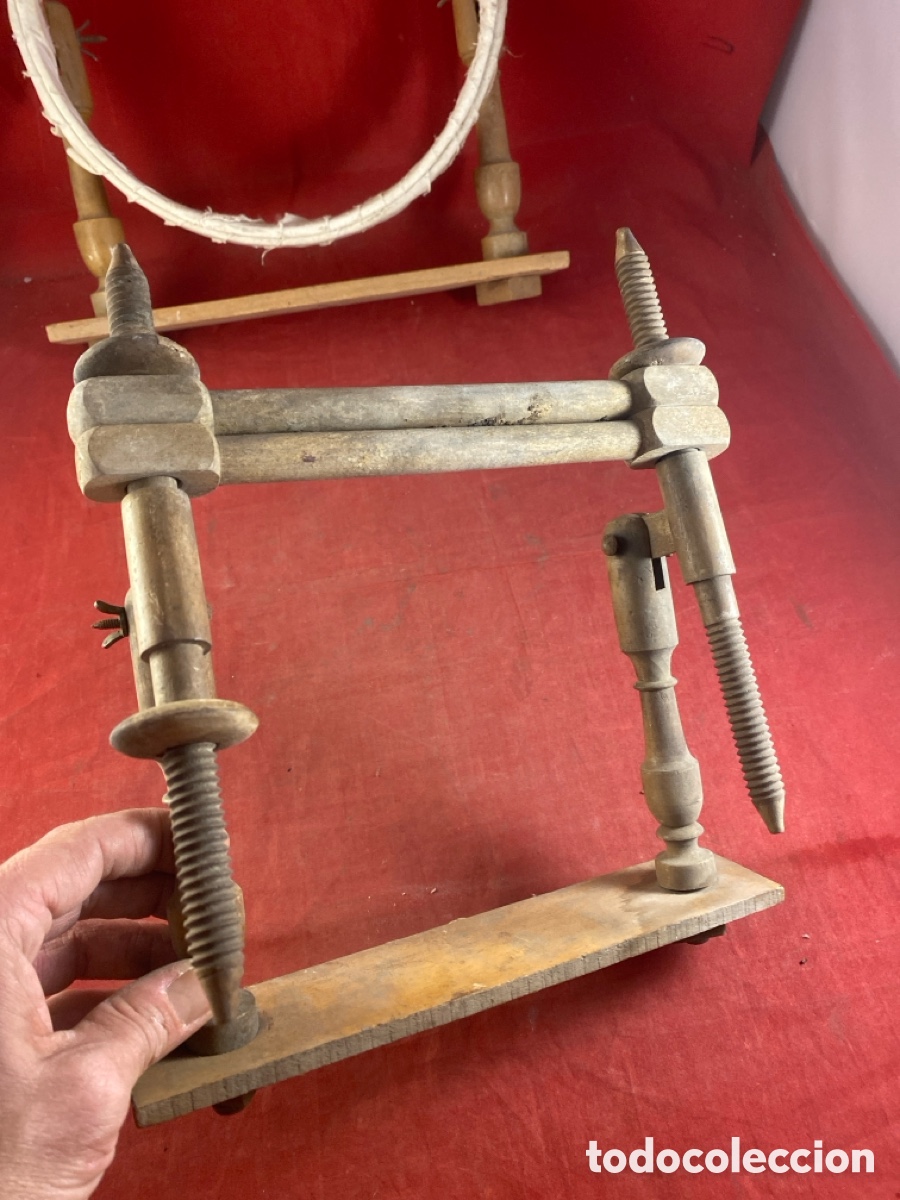 Antig&uuml;edades: ARO DE BORDADO Y &Uacute;TIL - Foto 2