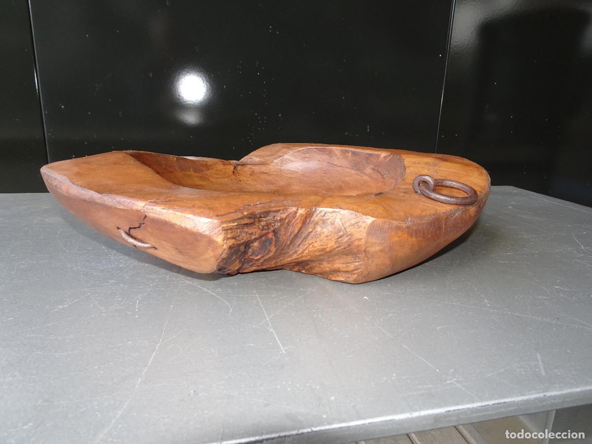 Antig&uuml;edades: Cuenco decorativo de madera de teka - Foto 2
