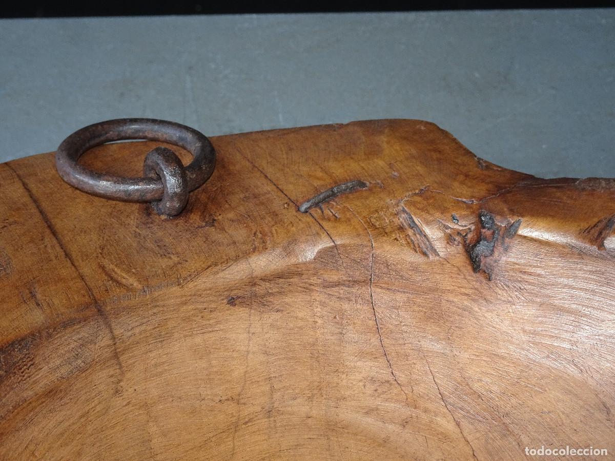 Antig&uuml;edades: Cuenco decorativo de madera de teka - Foto 6