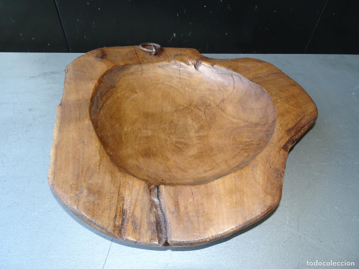 Antig&uuml;edades: Cuenco decorativo de madera de teka - Foto 7