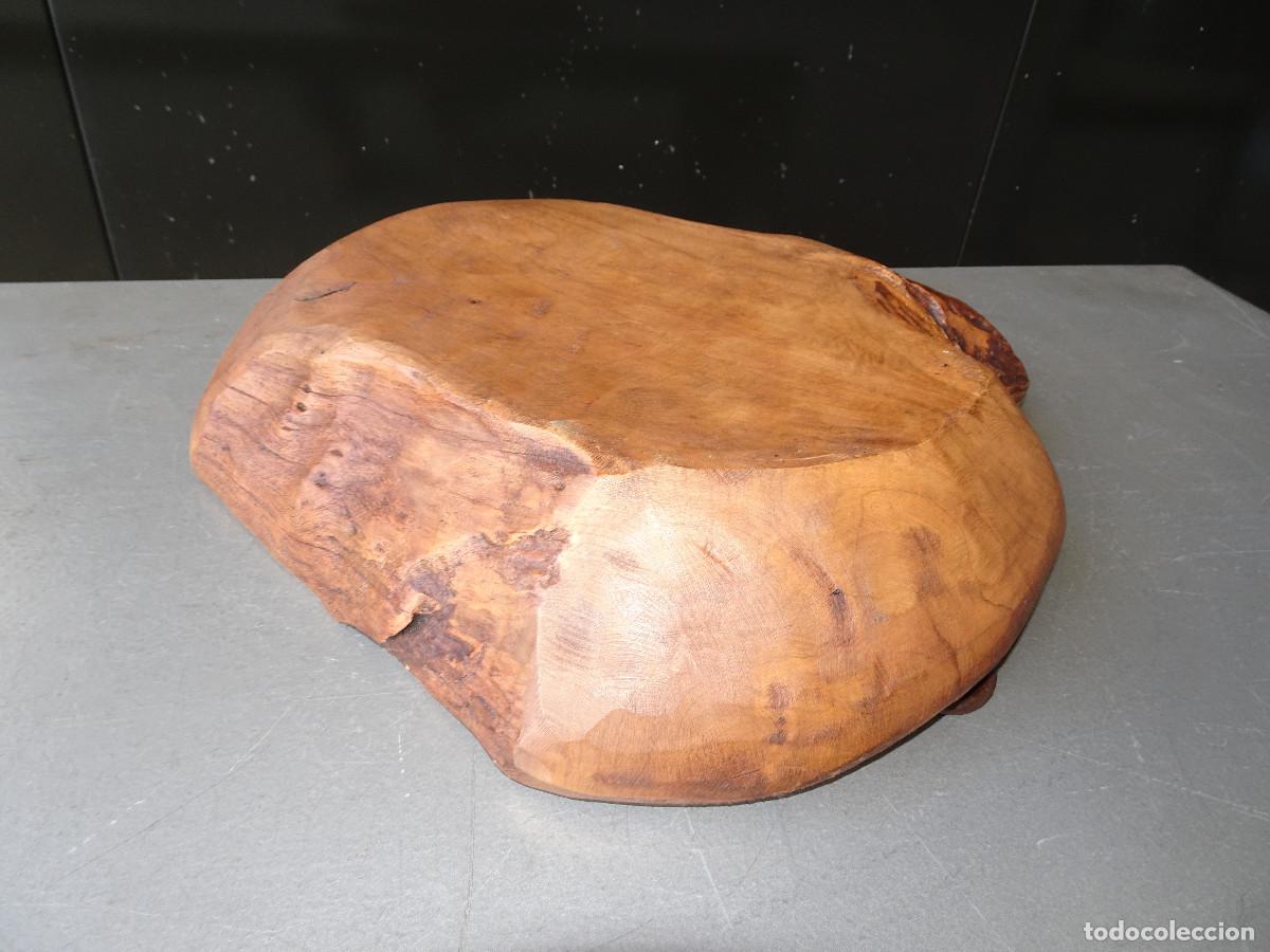 Antig&uuml;edades: Cuenco decorativo de madera de teka - Foto 10