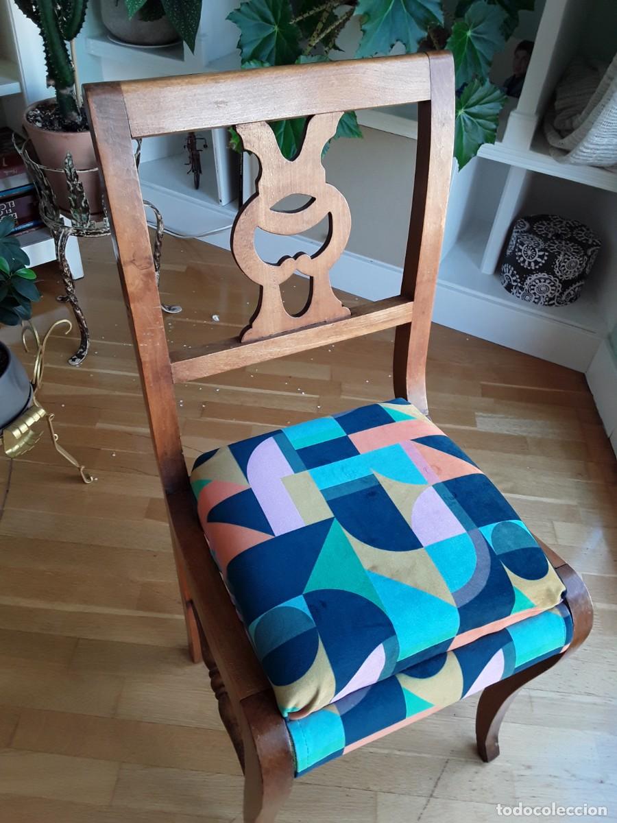Antig&uuml;edades: SILLA de madera antigua - Foto 1