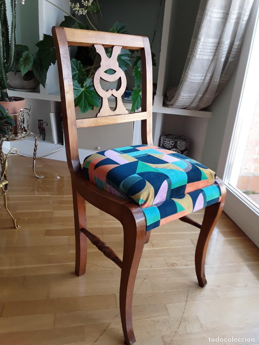 Antig&uuml;edades: SILLA de madera antigua - Foto 2